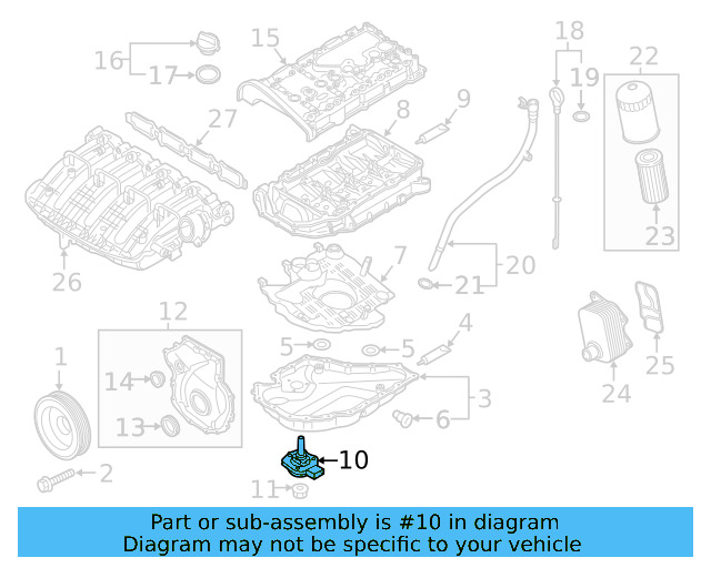 Mount Bracket Nut N-015-082-10 - View 17