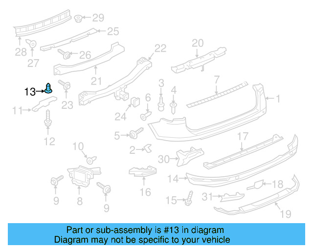 Mount Bracket Nut N-015-082-10 - View 21