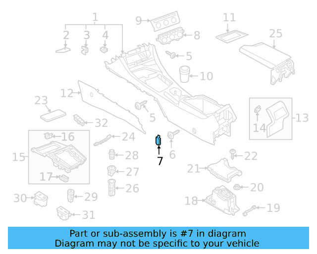 Mount Bracket Nut N-015-082-10 - View 16