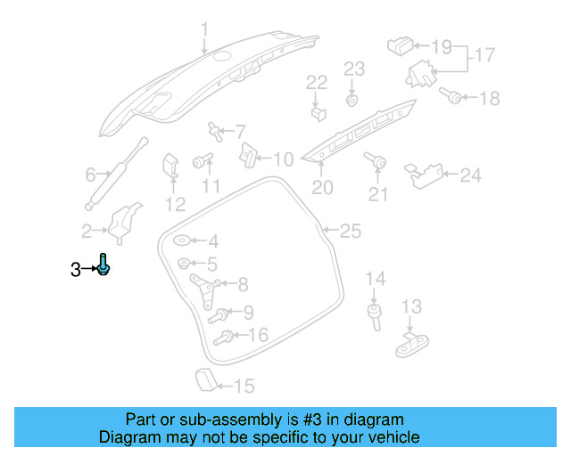 Hinge Bolt N-905-521-03