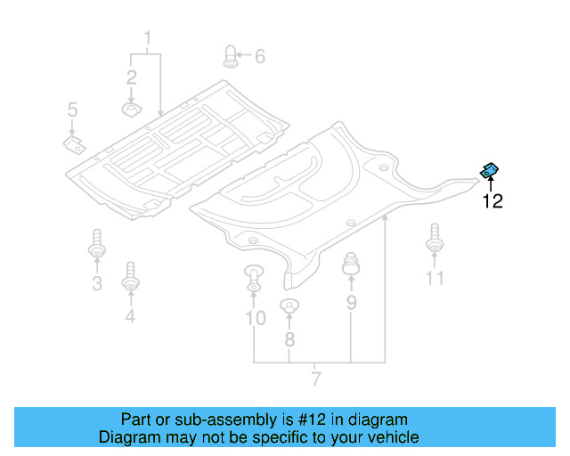 Front Shield Nut N-907-710-03 - View 7