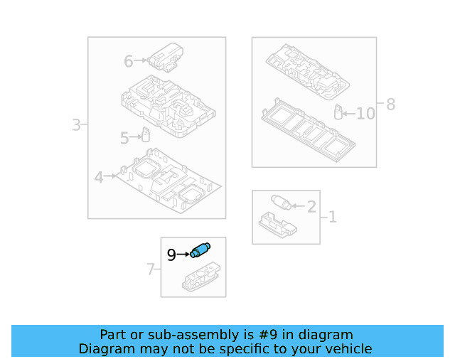 O'head Lamp Bulb N-017-753-5 - View 117