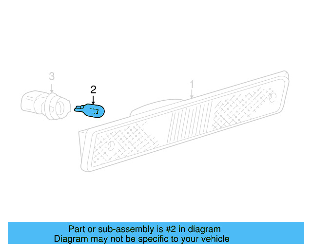 Marker Lamp Bulb N-017-752-2 - View 66