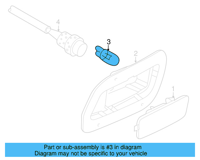Marker Lamp Bulb N-017-752-2 - View 95