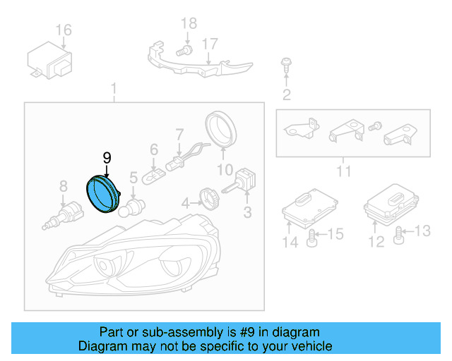 O'head Lamp Bulb N-017-753-10 - View 15