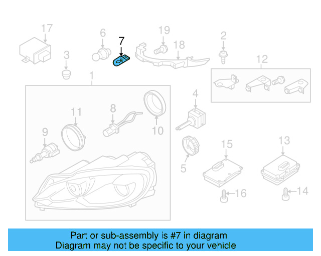 O'head Lamp Bulb N-017-753-10 - View 50