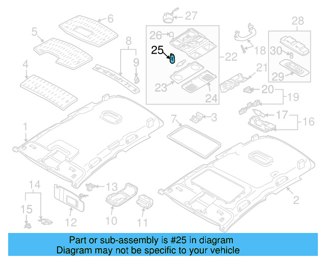 O'head Lamp Bulb N-017-753-5 - View 205
