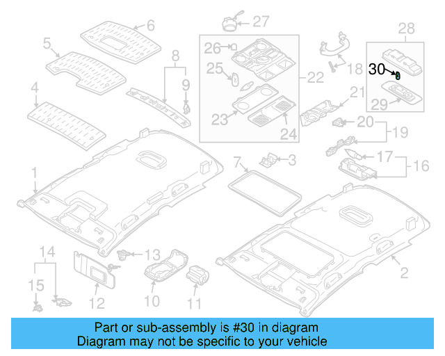 O'head Lamp Bulb N-017-753-5 - View 206