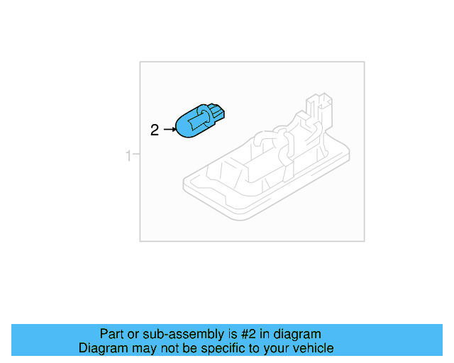 O'head Lamp Bulb N-017-753-5 - View 75