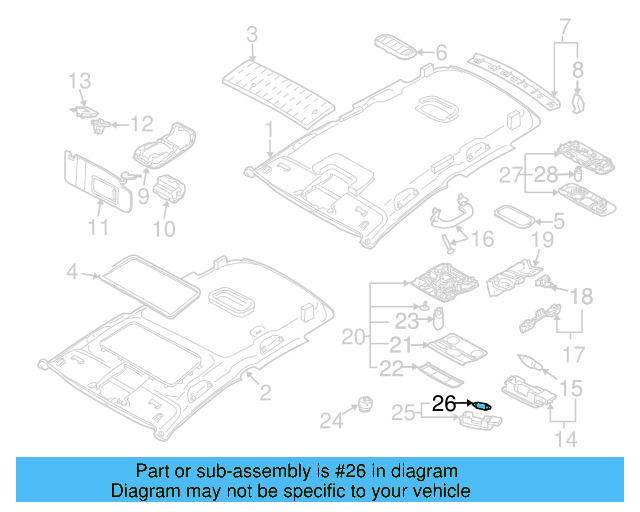 O'head Lamp Bulb N-017-753-5 - View 9