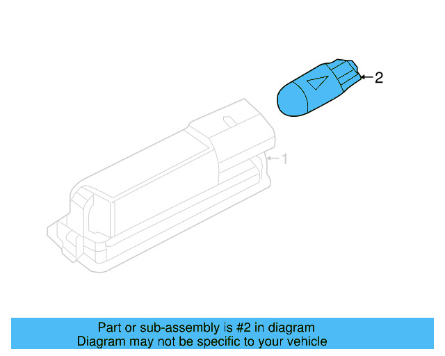 O'head Lamp Bulb N-017-753-5 - View 3