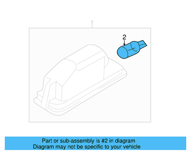 O'head Lamp Bulb N-017-753-5 - View 204