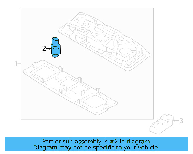 O'head Lamp Bulb N-017-753-5