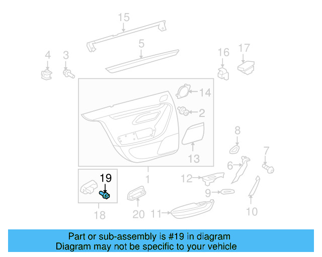 O'head Lamp Bulb N-017-753-5 - View 171