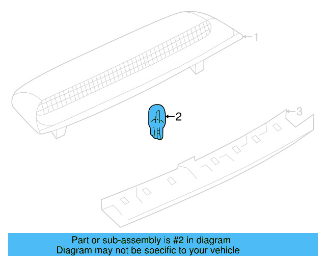 O'head Lamp Bulb N-017-753-5 - View 283