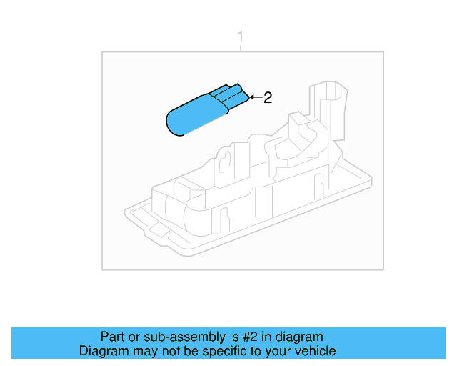 O'head Lamp Bulb N-017-753-5 - View 201