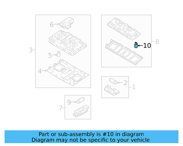 O'head Lamp Bulb N-017-753-5 - View 44