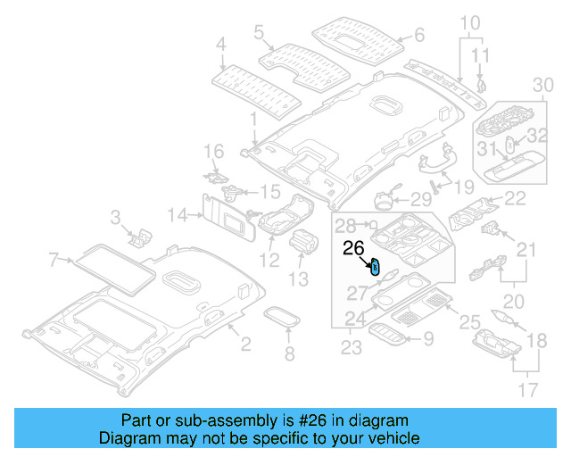 O'head Lamp Bulb N-017-753-5 - View 51