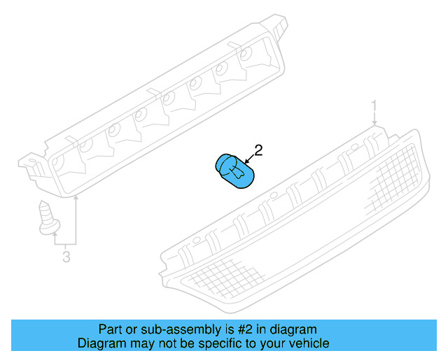 O'head Lamp Bulb N-017-753-5 - View 275