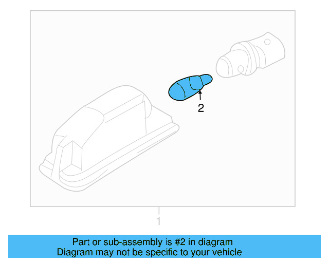 O'head Lamp Bulb N-017-753-5 - View 222