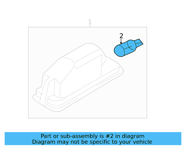 O'head Lamp Bulb N-017-753-5 - View 114