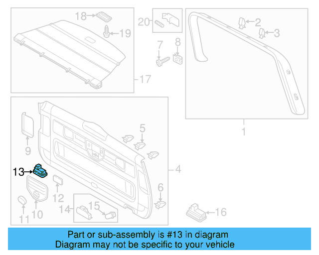 O'head Lamp Bulb N-017-753-5 - View 136