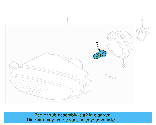 Fog Lamp Bulb N-017-762-2 - View 10