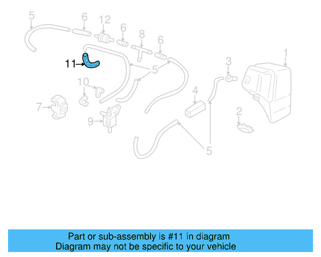 Vacuum Hose N-018-046-6