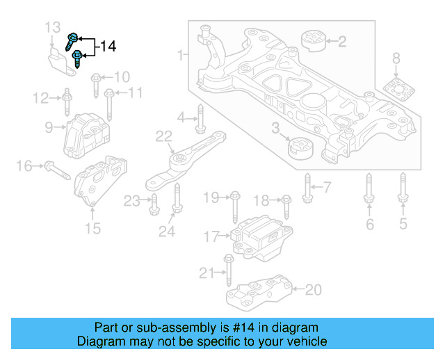 Support Bracket Bolt N-019-502-13 - View 45