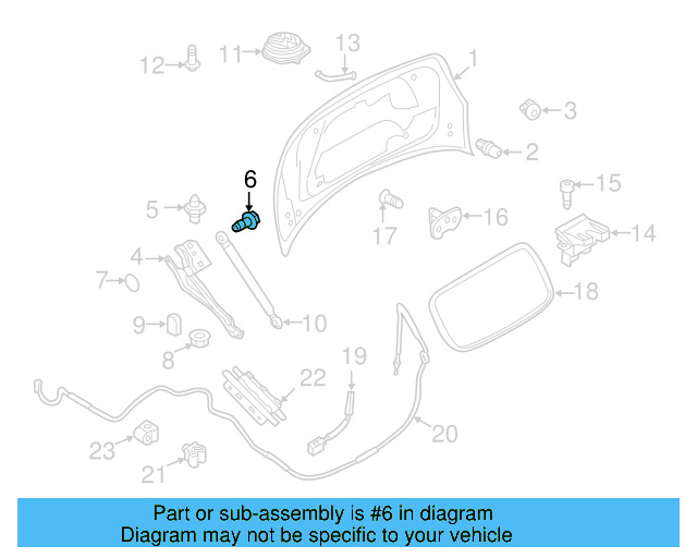 Hinge Bolt N-019-530-6 - View 28