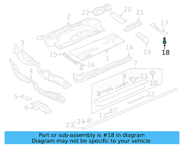 Impact Bar Bolt N-019-530-7 - View 57