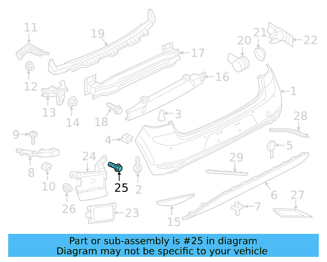 Impact Bar Bolt N-019-530-7 - View 19