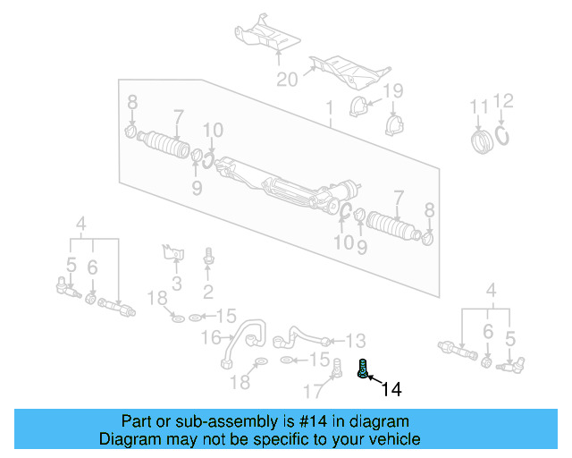 Pressure Pipe Bolt N-021-074-8 - View 3