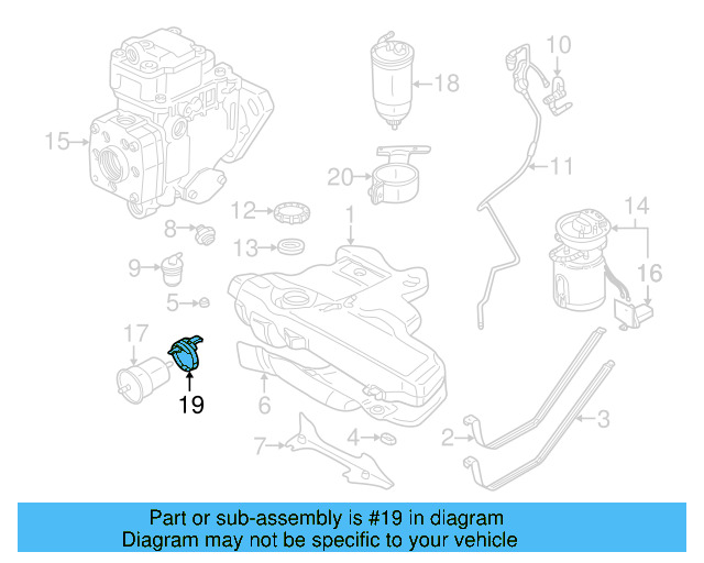 Fuel Filter Bracket N-024-522-6 - View 15