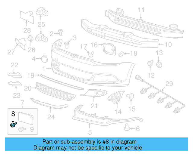 License Bracket Rivet N-038-549-4 - View 13