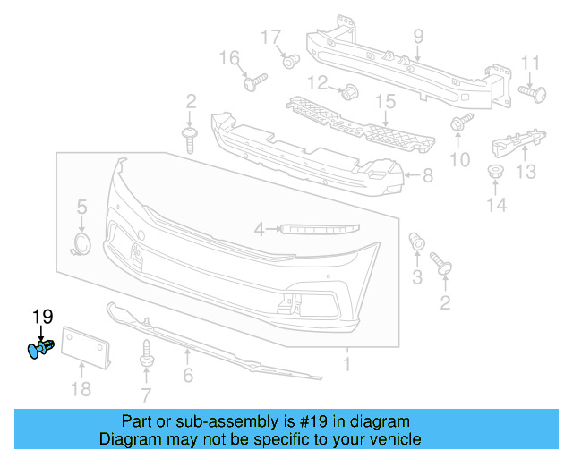 License Bracket Rivet N-038-549-4 - View 16