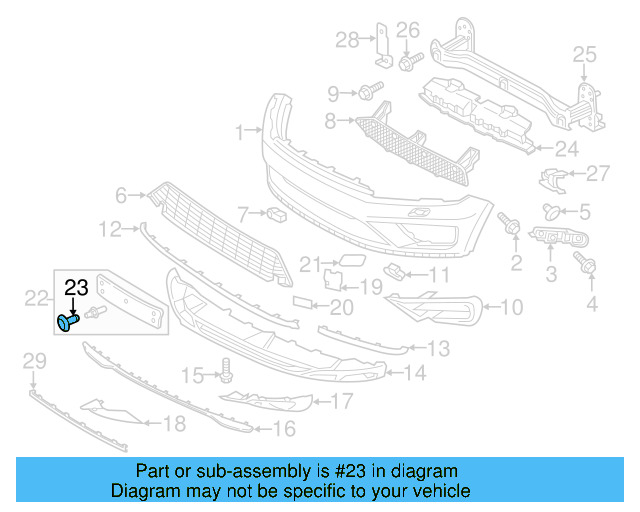 License Bracket Rivet N-038-549-4 - View 94