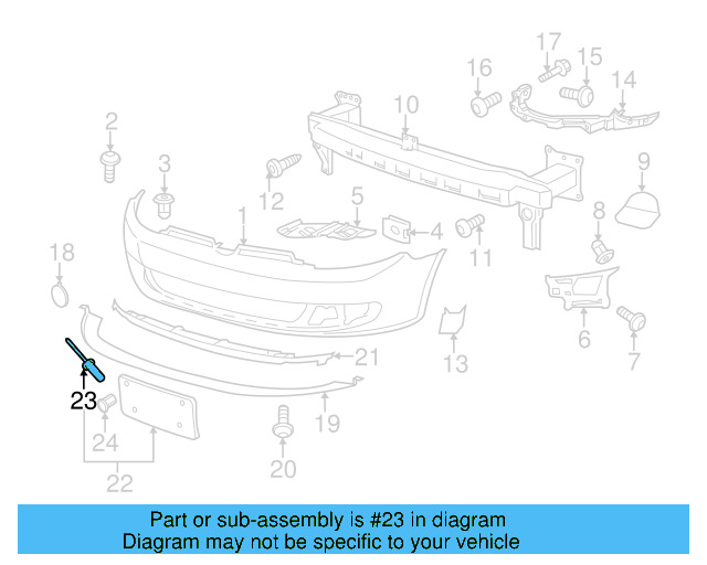 License Bracket Rivet N-038-549-4
