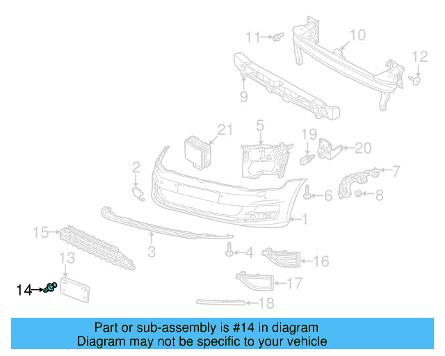 License Bracket Rivet N-038-549-4 - View 96