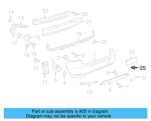License Bracket Rivet N-038-549-4 - View 21