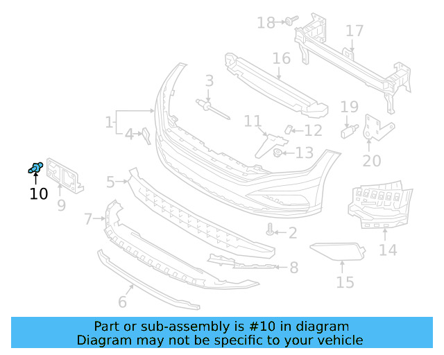 License Bracket Rivet N-038-549-4 - View 20