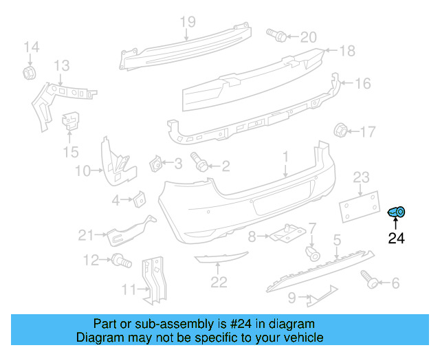 License Bracket Rivet N-038-549-4 - View 64