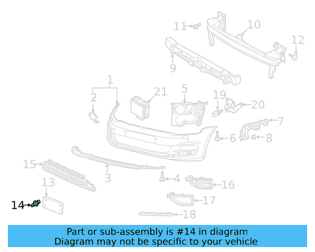 License Bracket Rivet N-038-549-4 - View 54