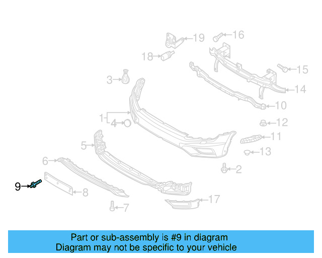 License Bracket Rivet N-038-549-4 - View 92