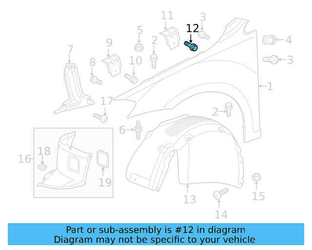 Fender Bolt N-100-091-10 - View 108