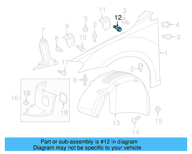 Fender Bolt N-100-091-10 - View 88