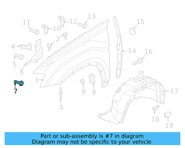 Fender Bolt N-100-091-10 - View 86