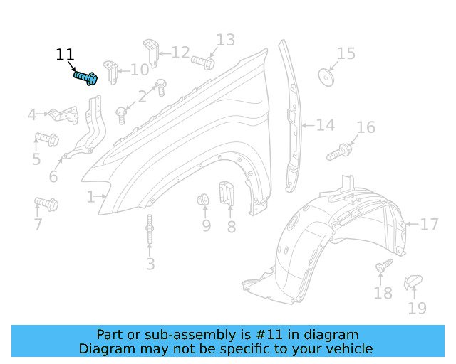 Fender Bolt N-100-091-10 - View 83