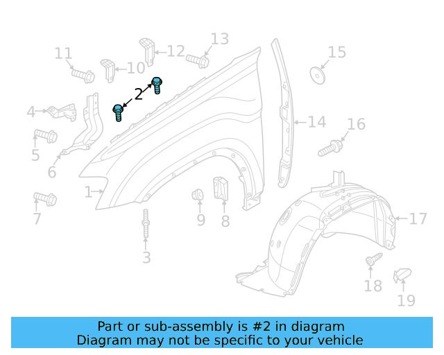 Fender Bolt N-100-091-10 - View 84