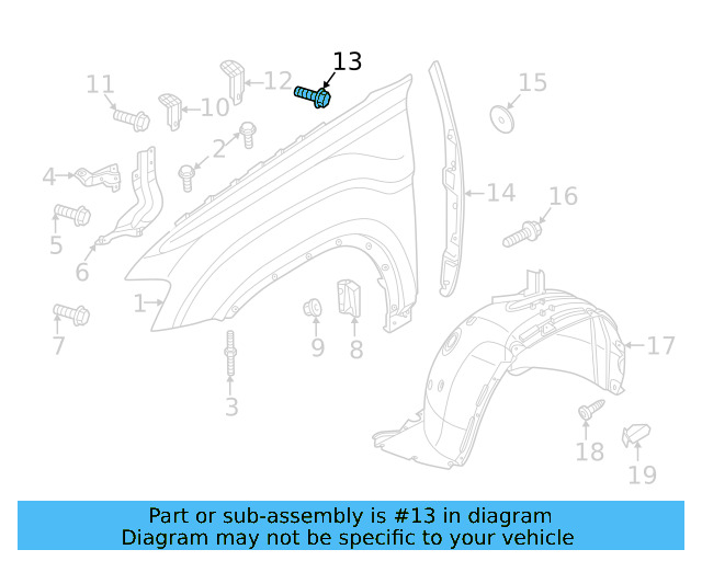 Fender Bolt N-100-091-10 - View 87